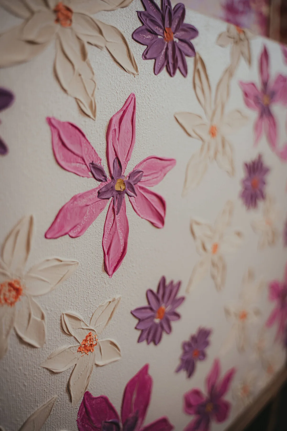 Second Flower Scent painting with expressive floral movement